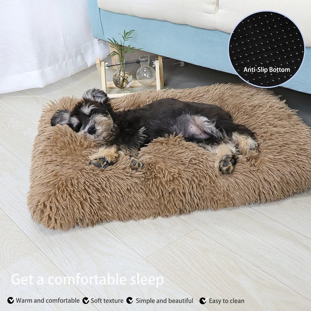 Cozy washable dog bed with Anti-Slip Mat