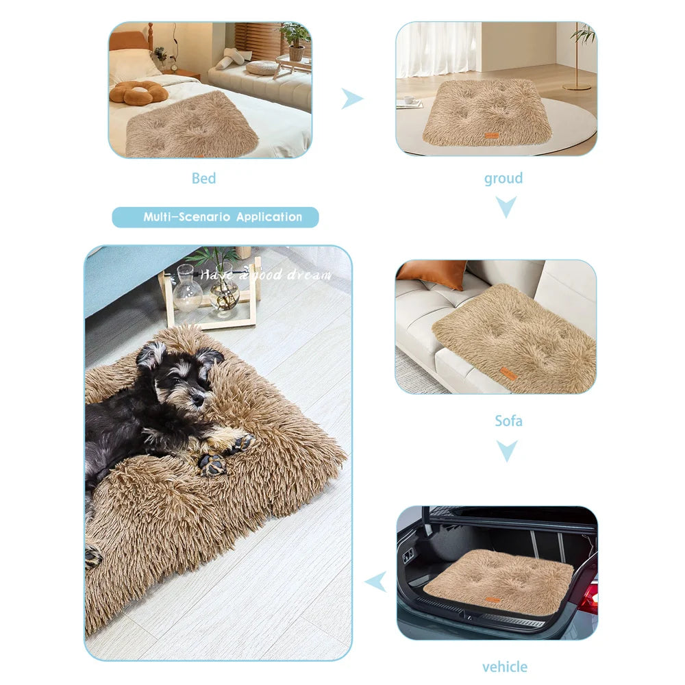 Cozy washable dog bed with Anti-Slip Mat