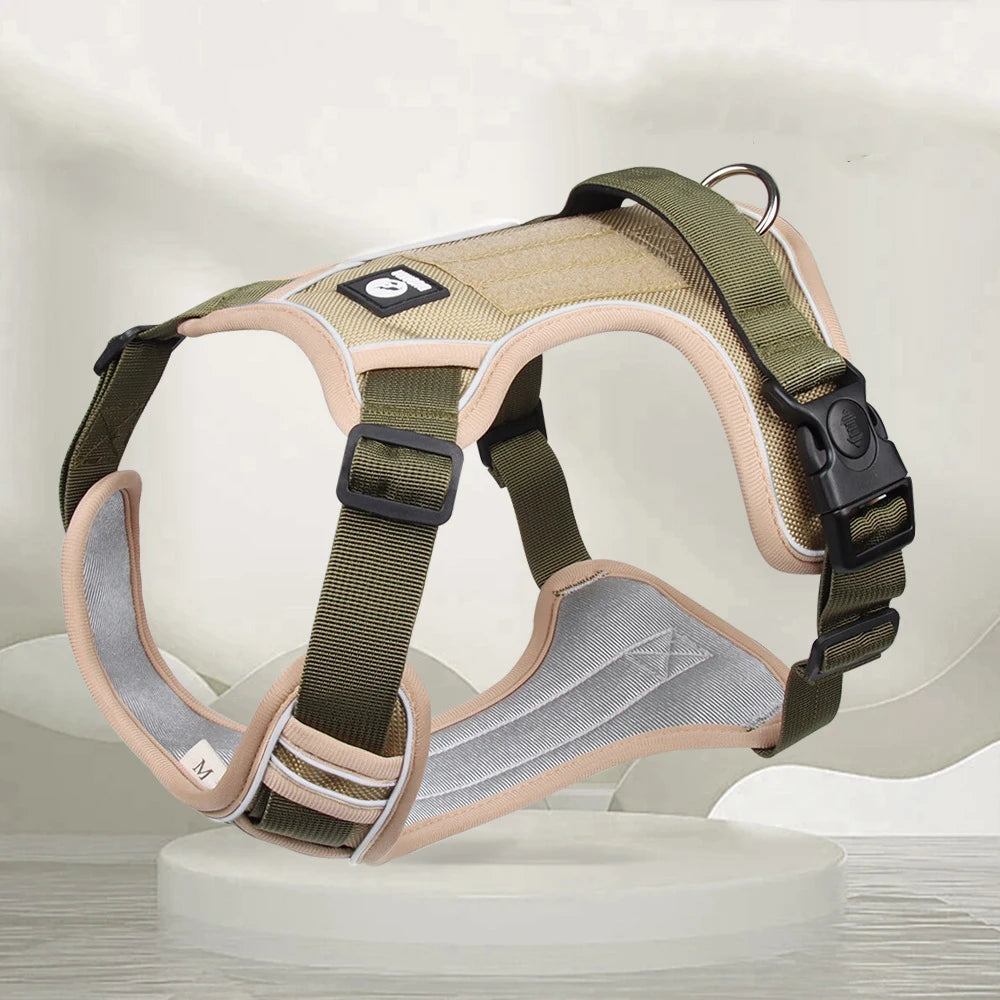 Reflective dog harness