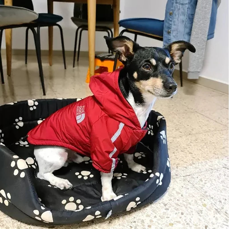 Waterproof Dogs Reflective Coat For Small Medium Dogs Winter Warm Fleece Dog Jackets Puppy Raincoat