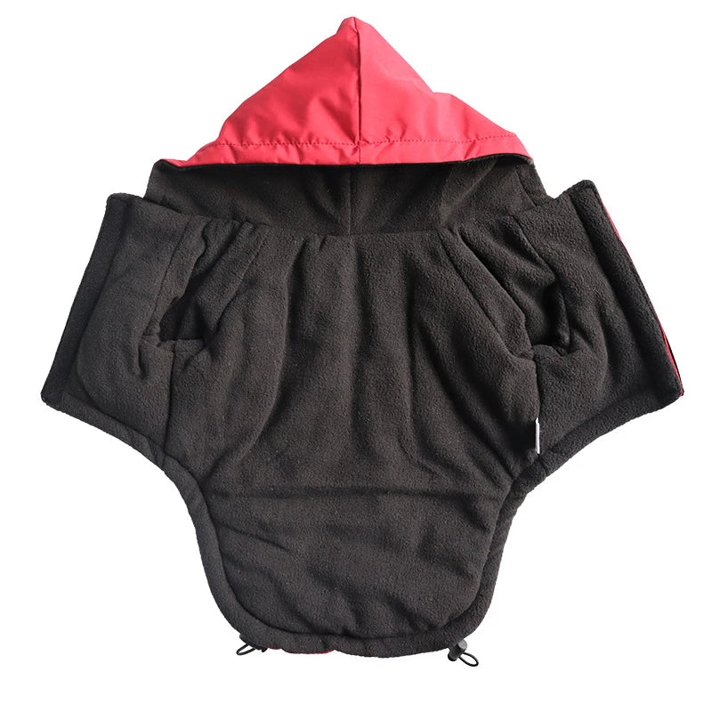 Waterproof Dogs Reflective Coat For Small Medium Dogs Winter Warm Fleece Dog Jackets Puppy Raincoat
