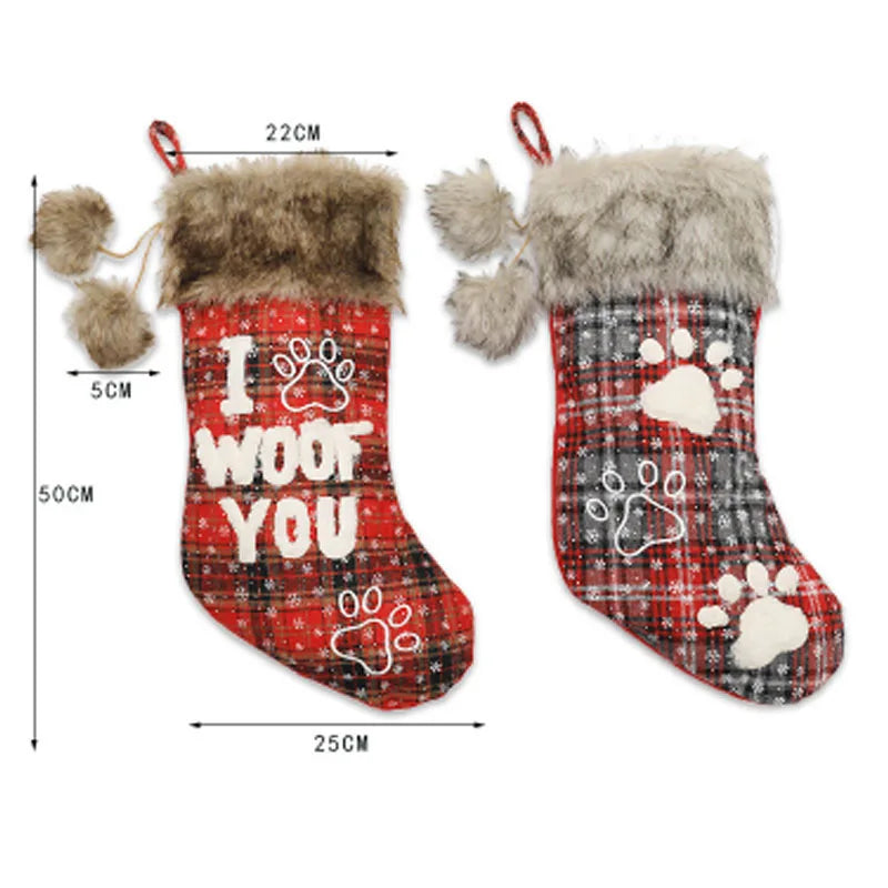 dogs christmas stocking