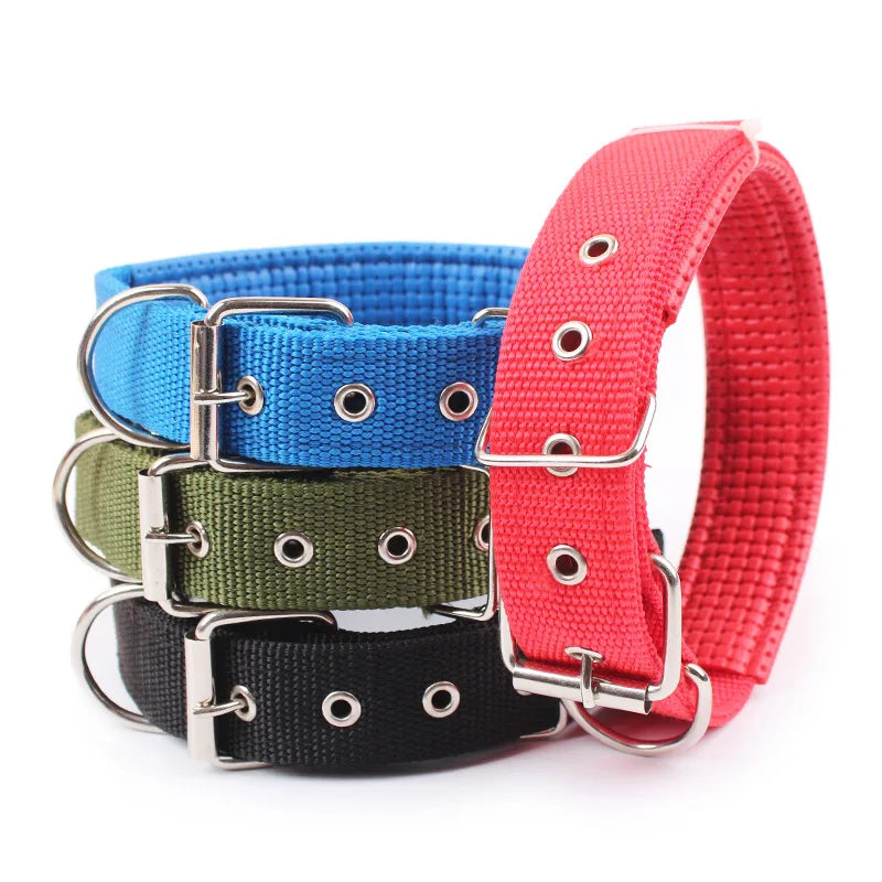 Solid Dog Collars  Nylon Dog Collar For Small Medium Large Dogs