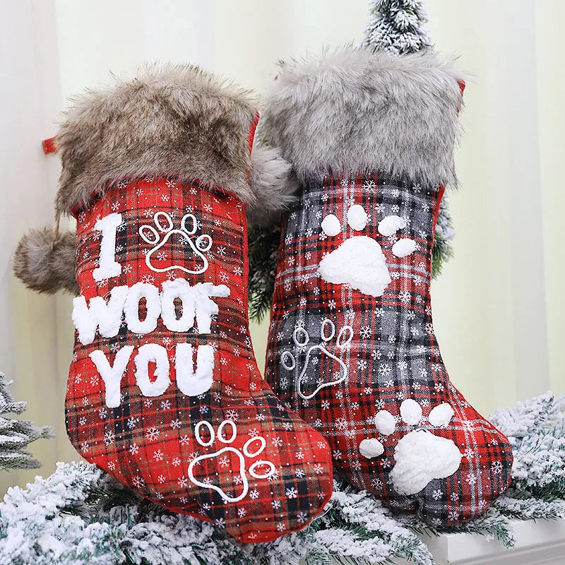 dogs christmas stocking