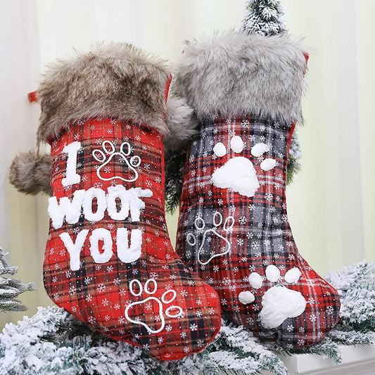 dogs christmas stocking