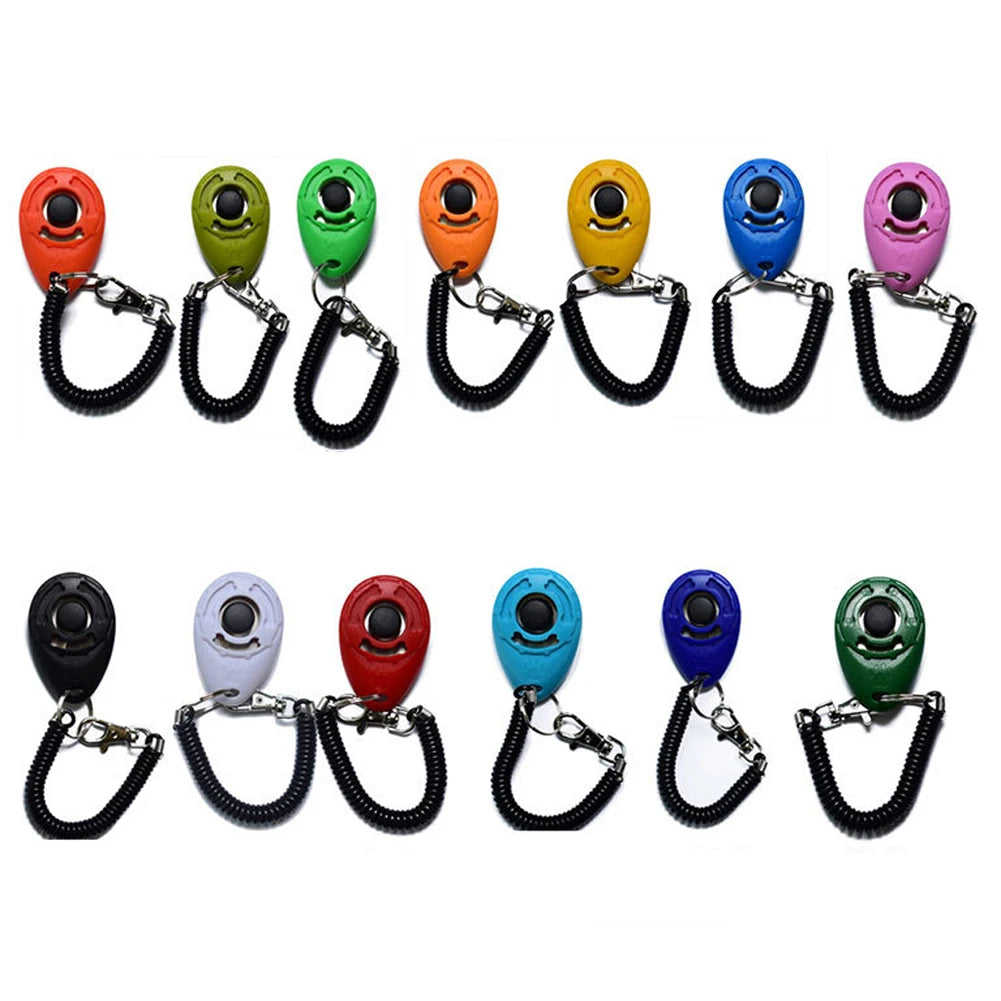 Dog/Puppy Training Clicker Adjustable Wrist strap or Key Chain
