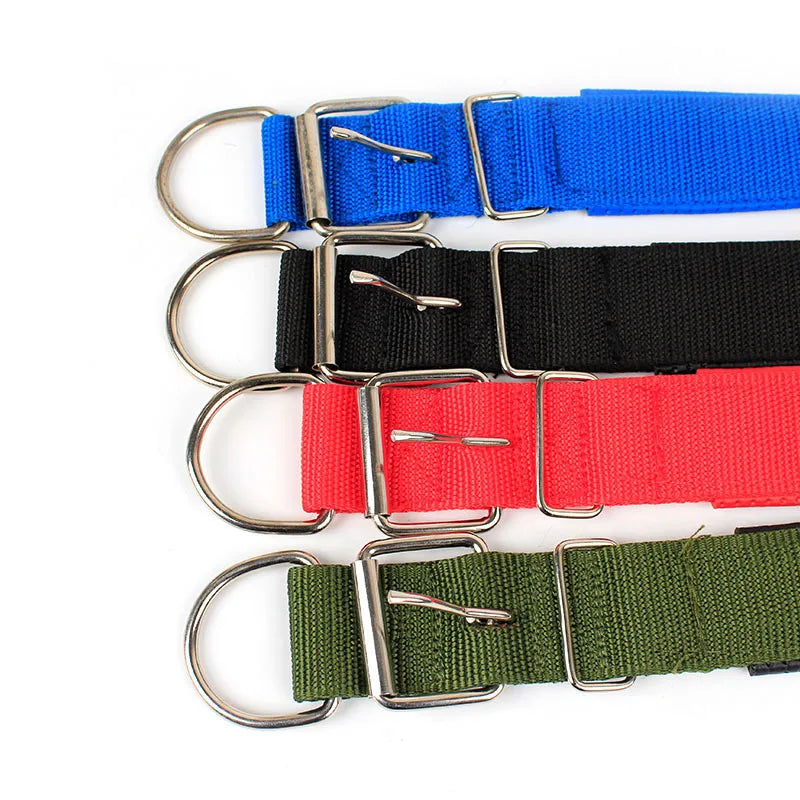 Solid Dog Collars  Nylon Dog Collar For Small Medium Large Dogs