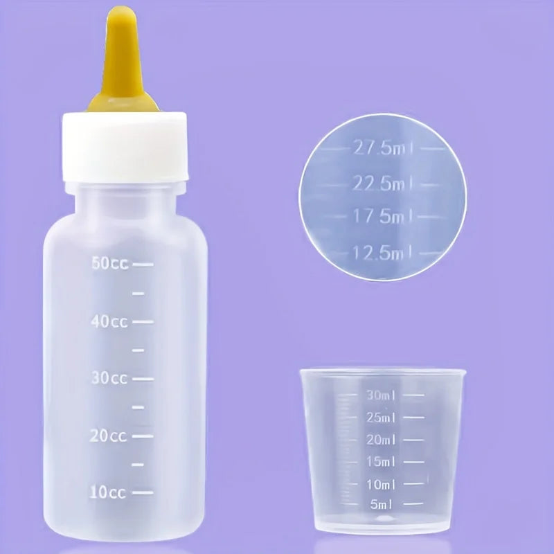 Pet Feeding Device Set Dog Care Bottle Syringe Suit Newborn Feed Device with Feeding Bottle Puppy Medication Device