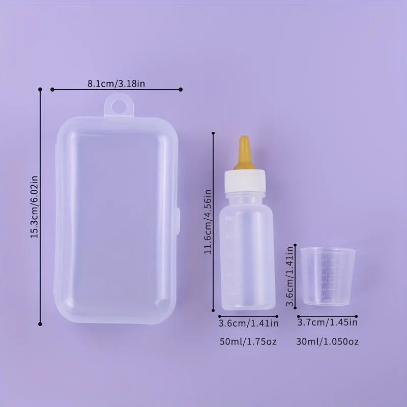 Pet Feeding Device Set Dog Care Bottle Syringe Suit Newborn Feed Device with Feeding Bottle Puppy Medication Device