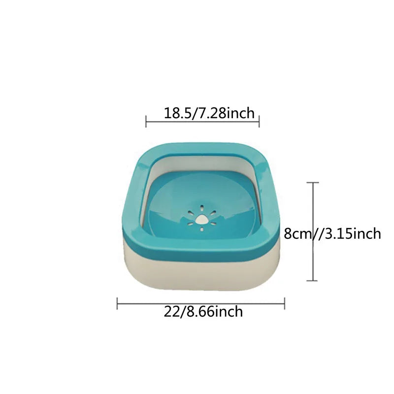 Anti-splash Water Bowl For Dogs 1L Large Capacity Drinker Drinking Bowls Dog Waterer
