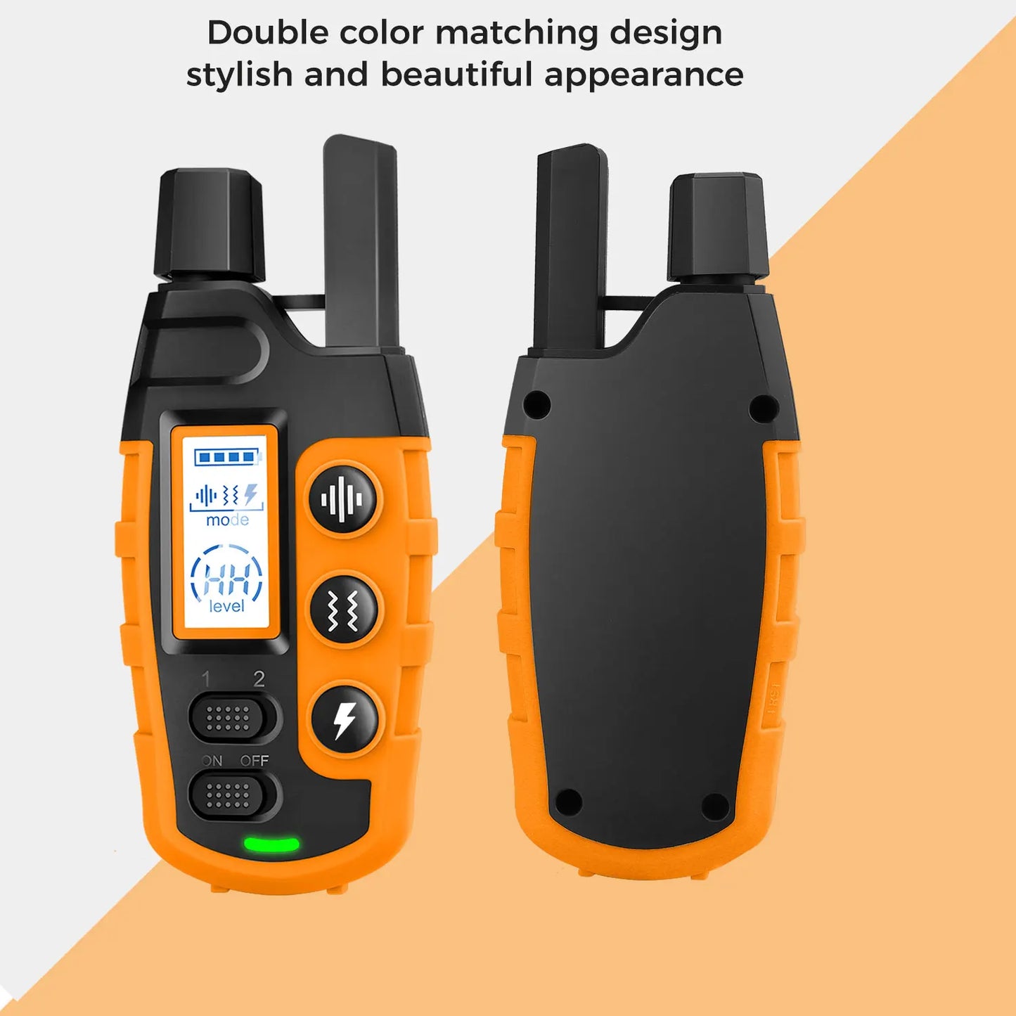 Electric Dog Training Collar Remote Control Waterproof Pet Behaviour For 5-120lbs Puppy With Shock Vibration 3300ft range