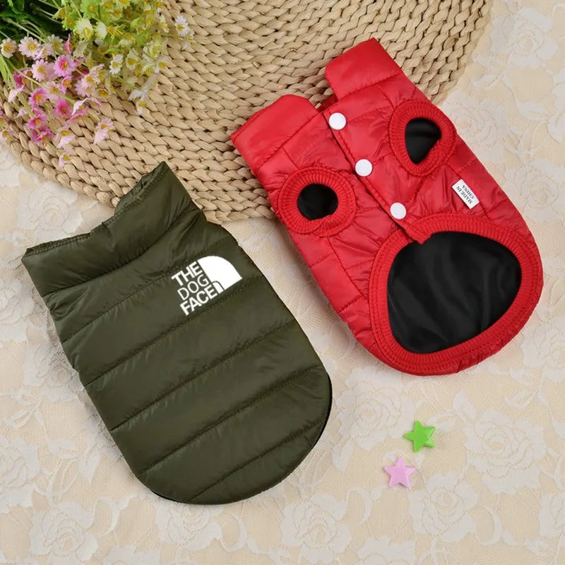 Double Sided Dog Coat, Winter Body Warmer