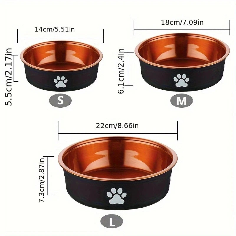 Anti-Slip Dog Bowls Small Medium And Large Dog Feeding Bowls