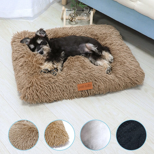 Cozy washable dog bed with Anti-Slip Mat