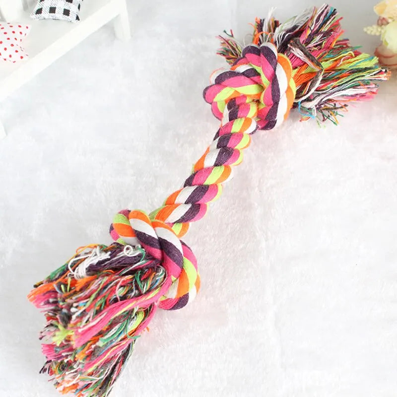 Puppy bite-resistant Cotton Rope Knot for Small Dog Puppy Relieving and Cleaning Teeth Pet Chew Toy