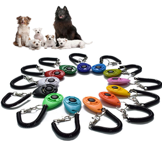 Dog/Puppy Training Clicker Adjustable Wrist strap or Key Chain