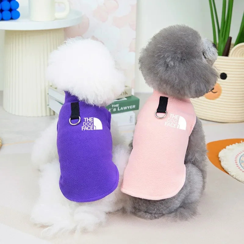 Dog jumper Autumn Winter Coat Fleece Warm Sweater Vest For Small dogs