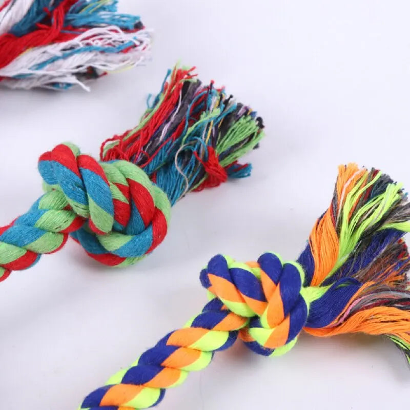 Puppy bite-resistant Cotton Rope Knot for Small Dog Puppy Relieving and Cleaning Teeth Pet Chew Toy
