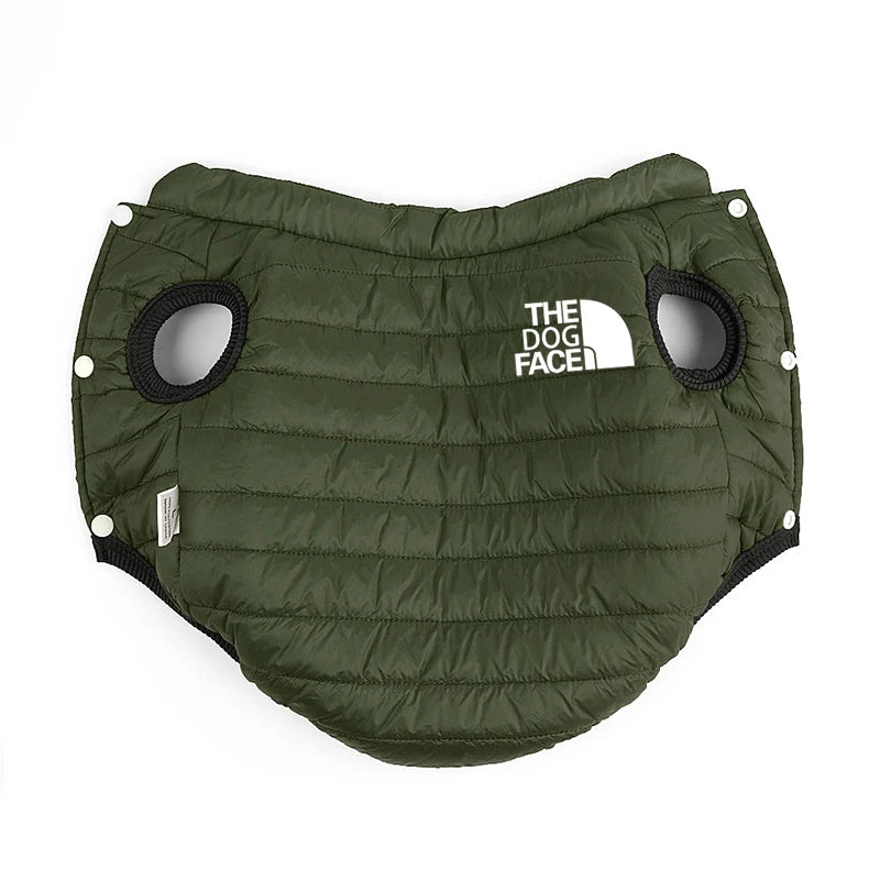 Double Sided Dog Coat, Winter Body Warmer