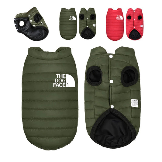 Double Sided Dog Coat, Winter Body Warmer